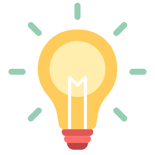 Creative lightbulb seo and web idea icon