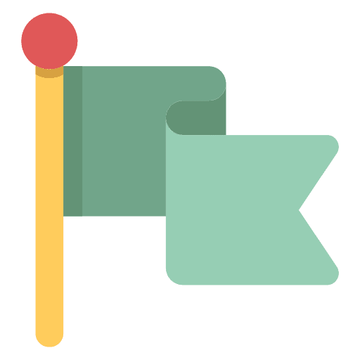 Flag achievement goals flag icon