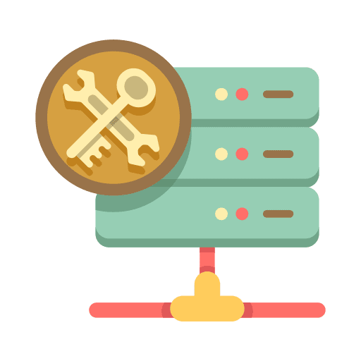 Hosting hosting servers files icon
