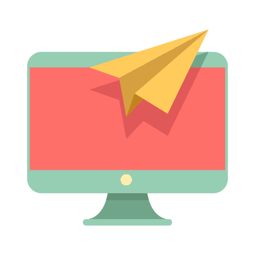 Message message communications origami icon