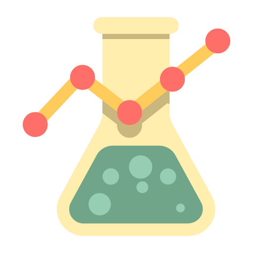 Analysis analytics seo and web research icon