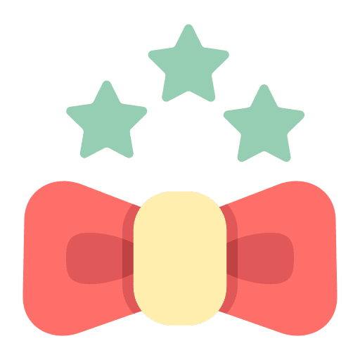 Bow tie christmas garment bow tie icon