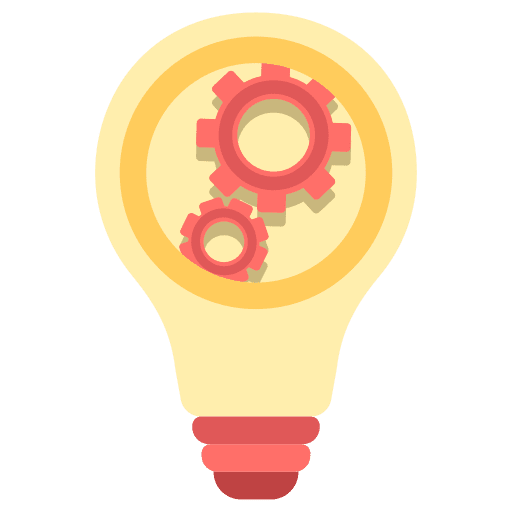 Idea innovation power lightbulb icon