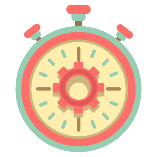 Stopwatch clock wait time icon