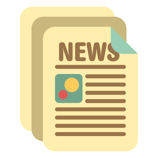 News files and folders report news feed icon