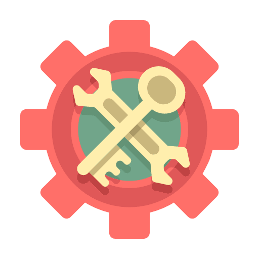 Web optimization gear website interface icon