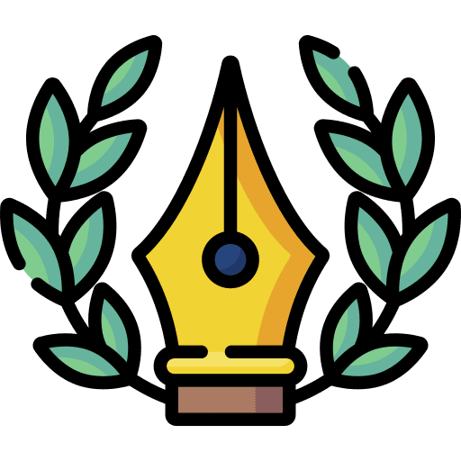 Writing pen education competence icon