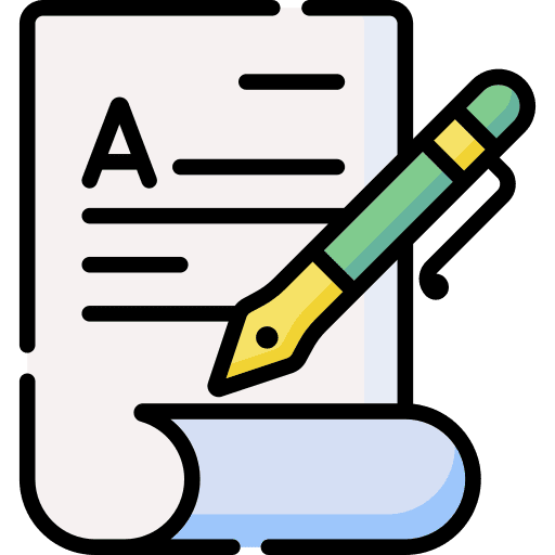 Copywriting document copywriting pen icon Copywriting document copywriting pen icon