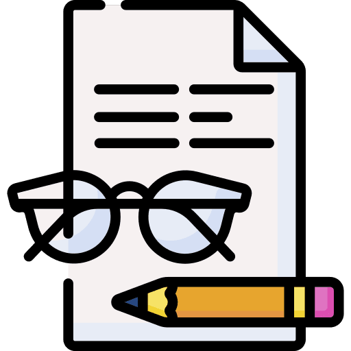 Copywriting eyeglasses copywriting file icon Copywriting eyeglasses copywriting file icon