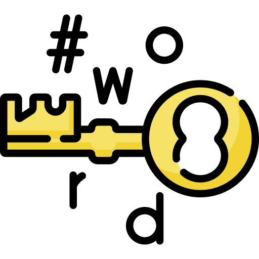 Keyword marketing copywriting word icon Keyword marketing copywriting word icon