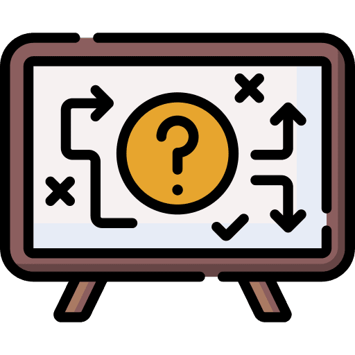 Strategy presentation tactics strategy icon Strategy presentation tactics strategy icon