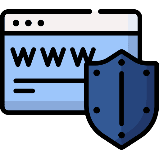 Web security www browser safe icon Web security www browser safe icon