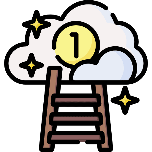Goal success ladder goal icon Goal success ladder goal icon
