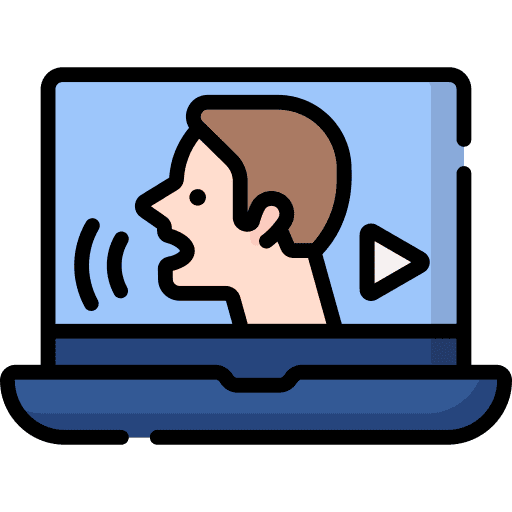 Webinar communications education elearning icon Webinar communications education elearning icon