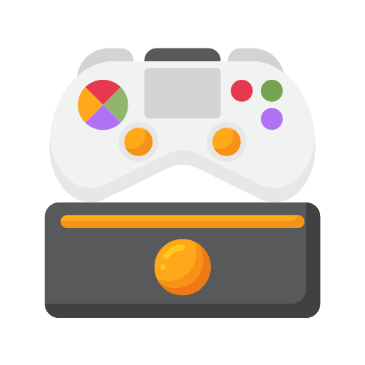 Game console gaming game controller joystick icon Game console gaming game controller joystick icon
