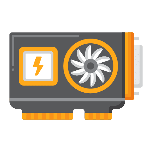 Graphic card hardware electronics electronic icon Graphic card hardware electronics electronic icon