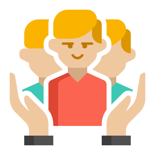 Individual group protection individual icon