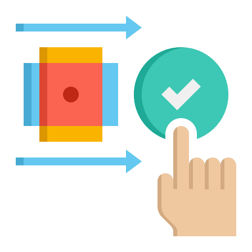 Simplicity object business and finance agile icon