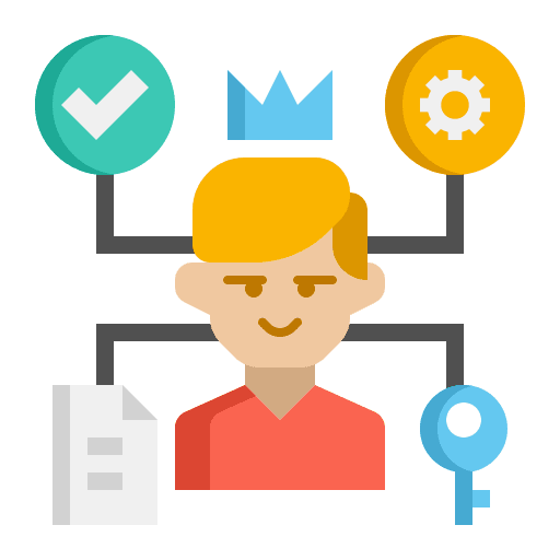 Scrum man scrum agile icon