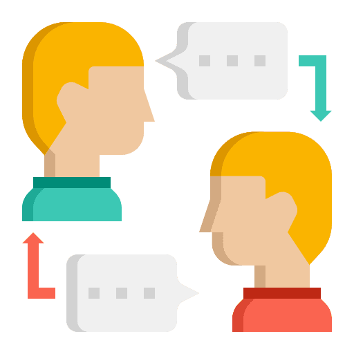 Communiations information resources transfer icon