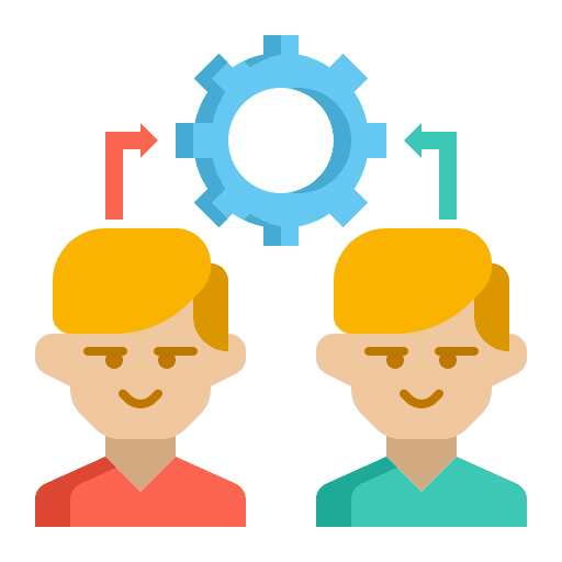Customers business and finance customers client icon