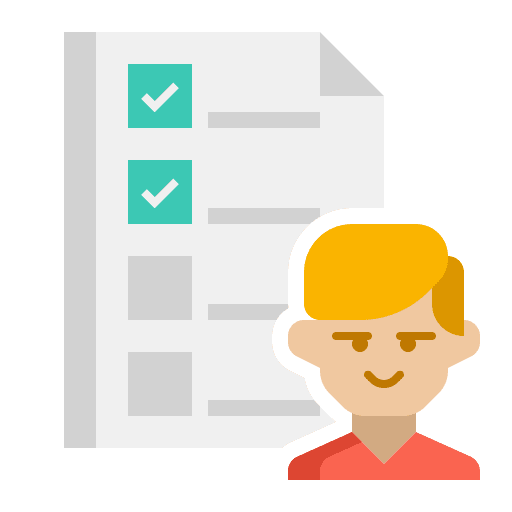 Requirements requirements person list icon