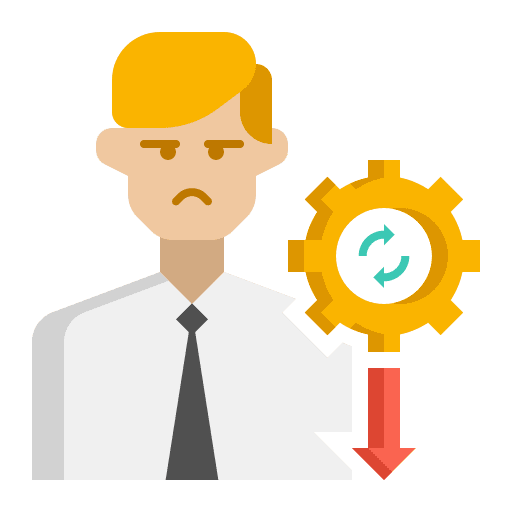 Working work people old icon