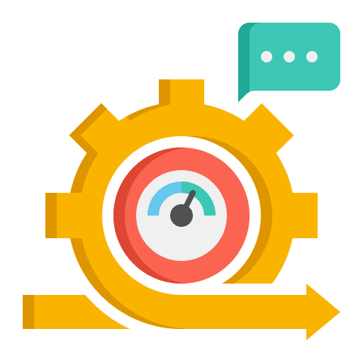 Agility speedometer iteration development icon
