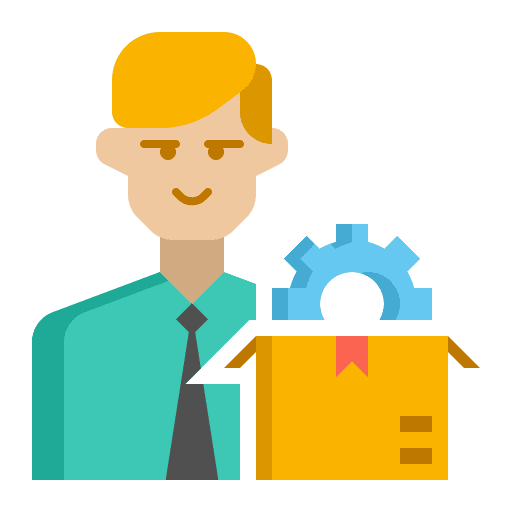 Product management man strategy people icon