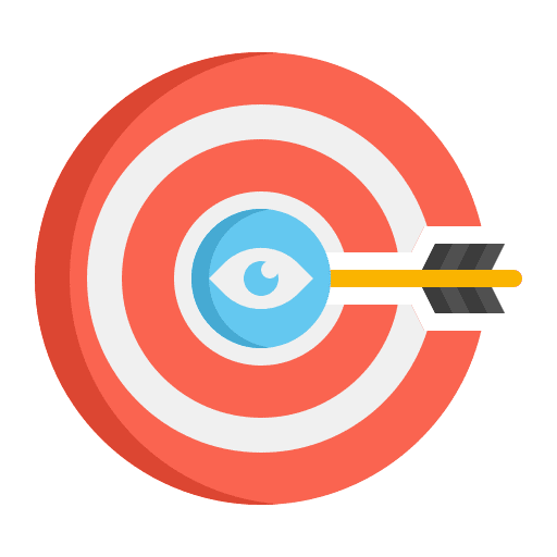 Target aim target progress icon