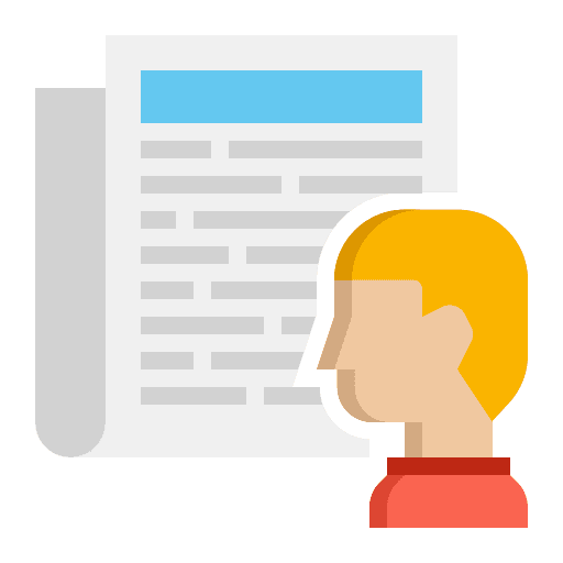 User scenario flow stories icon
