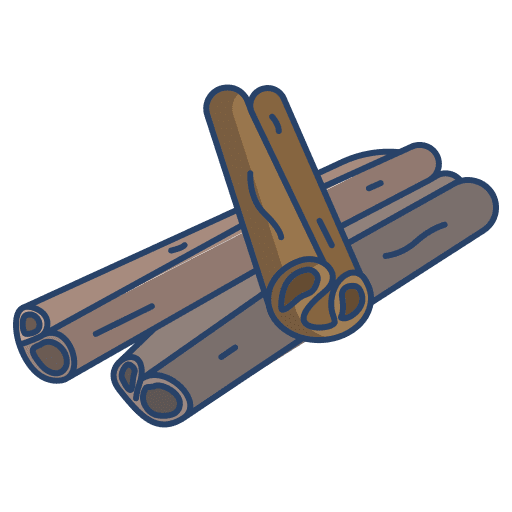 Cinnamon spice food and restaurant cinnamon icon Cinnamon spice food and restaurant cinnamon icon
