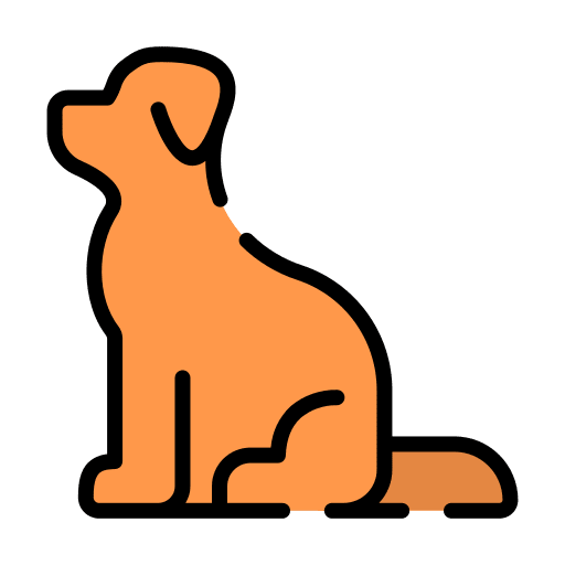 Dog animal kingdom dog pet icon