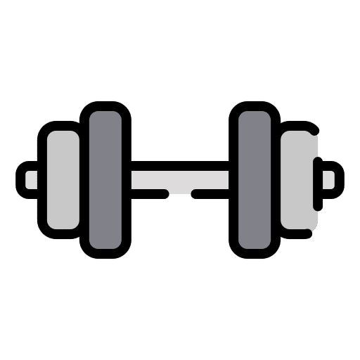 Dumbbells weight sports weights icon