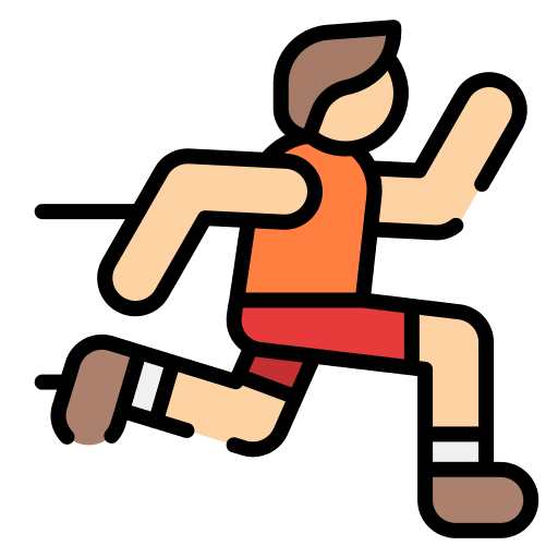 Jogging jog run running icon