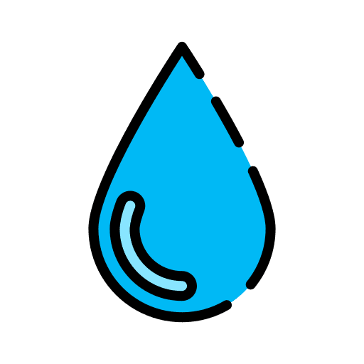 Moisturizing medication moisturizing drop icon