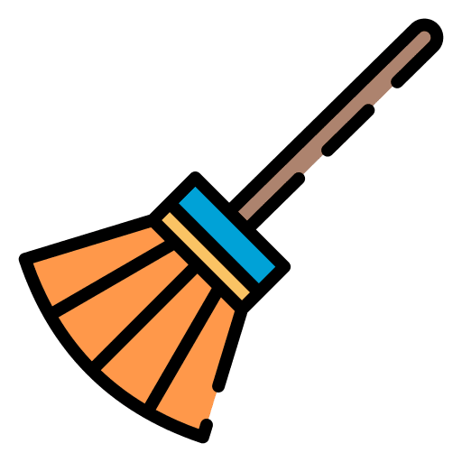 Sweeping broom miscellaneous dust sweeping broom icon Sweeping broom miscellaneous dust sweeping broom icon