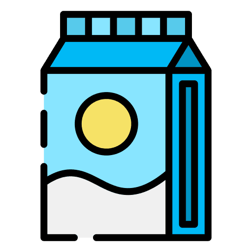 Milk food and restaurant dairy carton icon Milk food and restaurant dairy carton icon