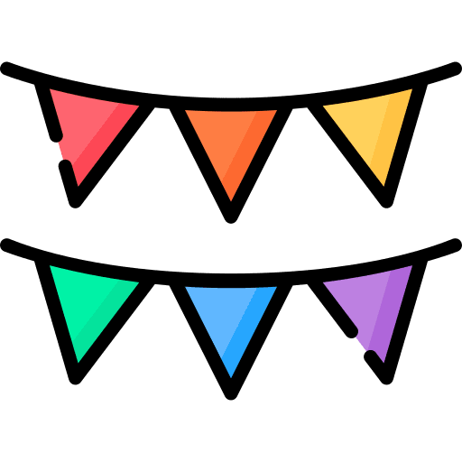 Decoration celebration pride day decoration icon