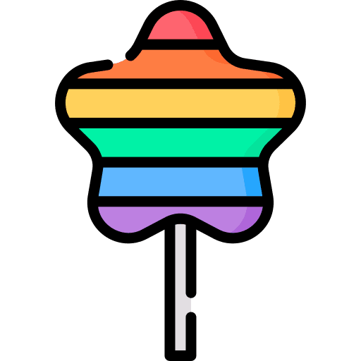 Lollipop dessert candy food icon