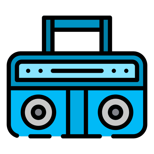 Radio transistor radio technology icon Radio transistor radio technology icon