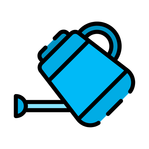 Watering farm equipment watering can icon Watering farm equipment watering can icon