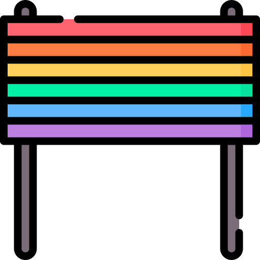 Banner homosexual cultures flags icon Banner homosexual cultures flags icon