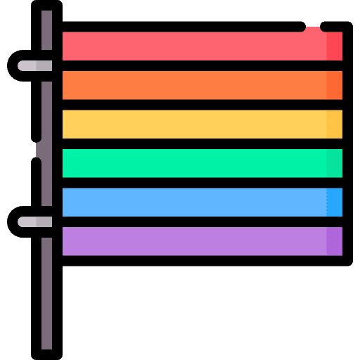 Rainbow flag love rainbow flag homosexuality icon Rainbow flag love rainbow flag homosexuality icon