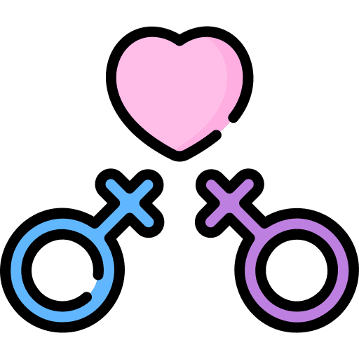 Gender signaling symbol shapes and symbols icon Gender signaling symbol shapes and symbols icon