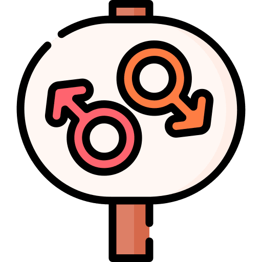 Gender symbol couple male signaling icon Gender symbol couple male signaling icon