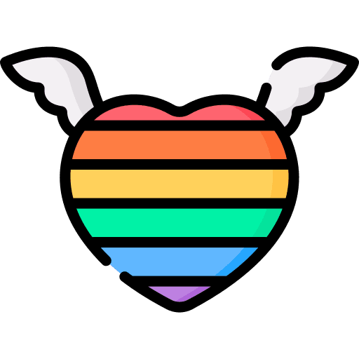 Heart heart rainbow shapes and symbols icon Heart heart rainbow shapes and symbols icon