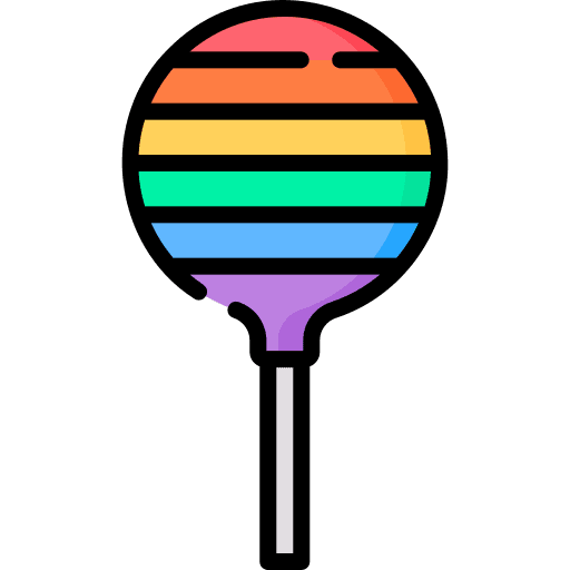 Lollipop sugar candy food icon Lollipop sugar candy food icon