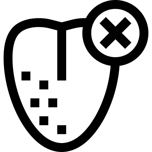 Loss of sense of taste loss of sense of taste cross mark sick icon Loss of sense of taste loss of sense of taste cross mark sick icon