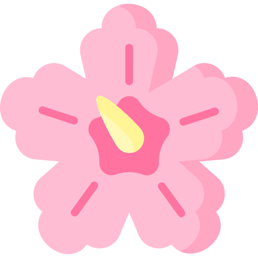 Hibiscus botanical nature petals icon Hibiscus botanical nature petals icon